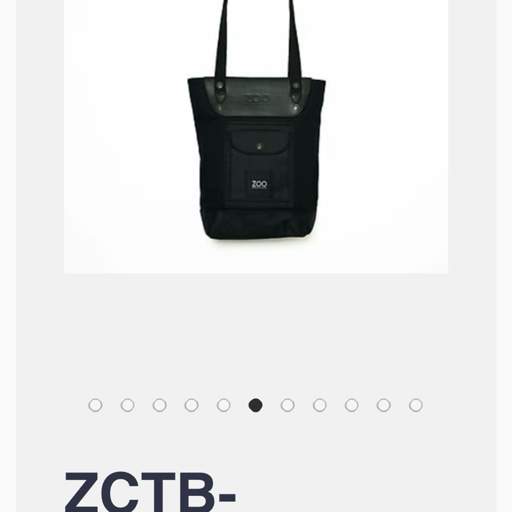 Zoo Innovation Black Tote Bag - Picture 4 of 14